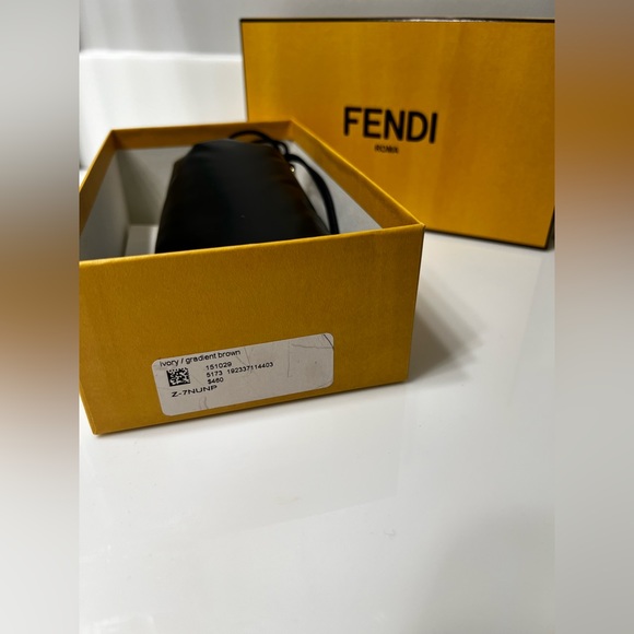 Fendi ivory gradient brown sunglasses - Picture 6 of 8